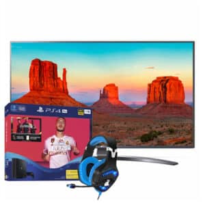 LG 55" | 55UM7400PLB | PlayStation 4 Pro 1TB FIFA 20 Standard Edition | Free SOG Elite H40 Gaming Headset Bundle
