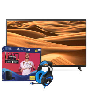 LG 43" 43UM7000PLA | PlayStation 4 Pro 1TB FIFA 20 Standard Edition | Free SOG Elite H40 Gaming Headset Bundle