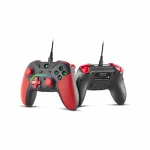 Spartan Gear – Pelekys Wired Controller (For: Pc & Ps3) - Black/Red