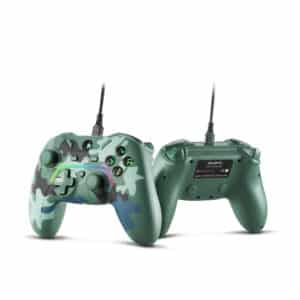 Spartan Gear – Pelekys Wired Controller (For: PC & PS3) - Green Camo