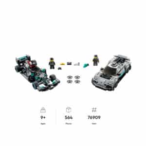 LEGO Speed Champions Mercedes-AMG F1 W12 E Perf. & Mercedes-AMG Project One-76909