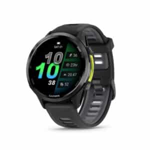 Garmin Forerunner 970 Carbon Grey DLC Titanium W/Black Case & Black Band