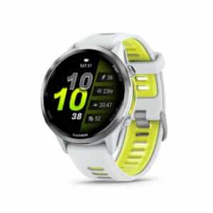 Garmin Forerunner 970 Titanium W/Whitestone Case & Whitestone Amp Yellow Band