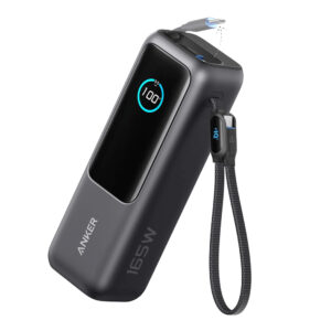 Anker Zolo Power Bank (25K, 165W, Built-in USB-C and Retractable Cable)