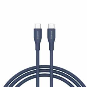 Canyon USB-C to USB-C Silicone Cable 1m – 60W, 480?Mb/s Dark Blue
