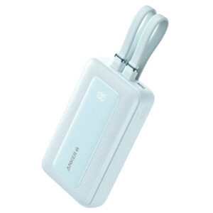 Anker Nano Power Bank 30W 10,000mAh (Built-in USB-C + Lightning) – Blue