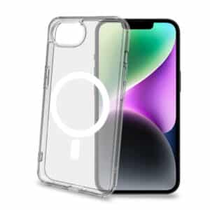Celly Magsafe TPU Transparent Soft Case White iPhone 16e