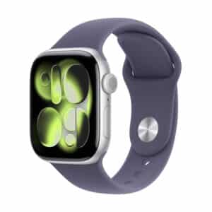 Apple Watch Series 11 GPS 42mm Silver Aluminium with Purple Fog Sports Band S/M